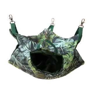 TIAKI Jungle Collection, hamak dla małych zwierząt - Rozmiar L: ok. dł. 40 x szer. 40 cm