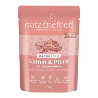 catz finefood, 8 x 85 g - Jagnięcina z koniną