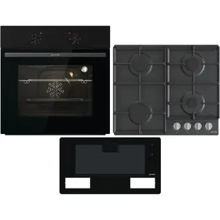Zestaw AGD do zabudowy Gorenje Piekarnik elektryczny BO615E1B + Płyta gazowa G641EXB + Okap wkład BHI681EB