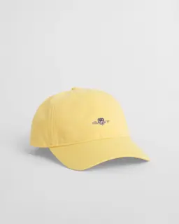 Gant Bawełniana Czapka Z Daszkiem Unisex Żółta