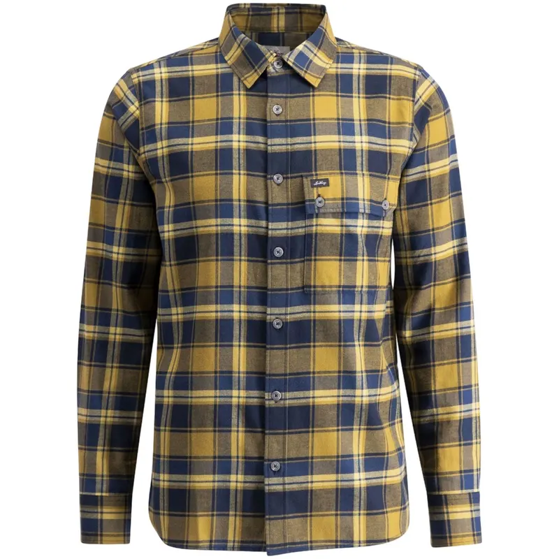 Lundhags Järpen Plaid Flannel Shirt, koszula, mężczyzna, zielony
