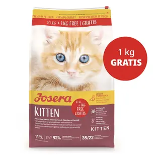 JOSERA JosiCat Kitten – sucha karma dla kota – 10kg + 1kg