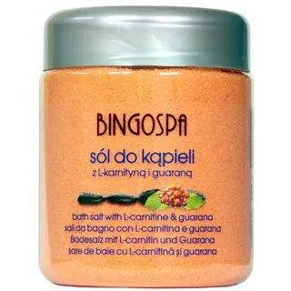Sól do kąpieli z L-karnityną i guaraną 580 g BINGOSPA