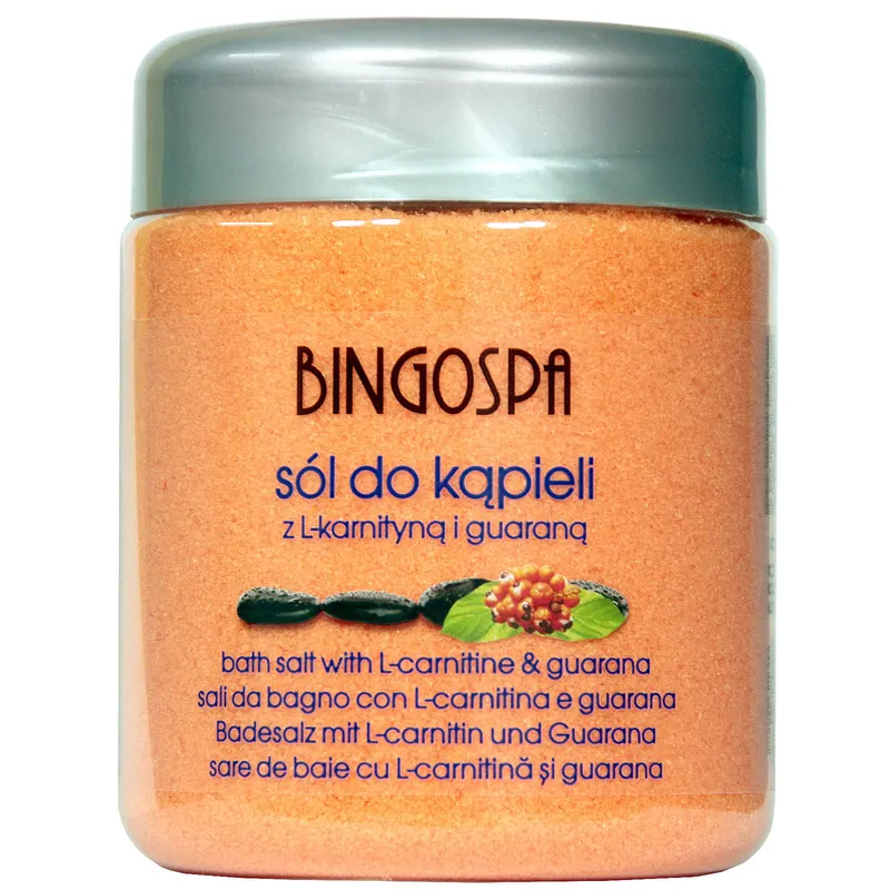 Sól do kąpieli z L-karnityną i guaraną 580 g BINGOSPA
