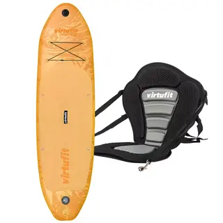 Deska Virtufit Sup Cruiser 305 z siedziskiem i akcesoriami - pomarańczowa