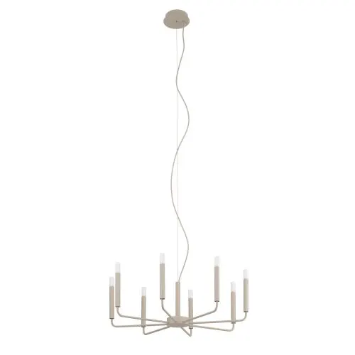 Lampa wisząca żyrandol ORTO beżowy 8xE14 12525 Nowodvorski