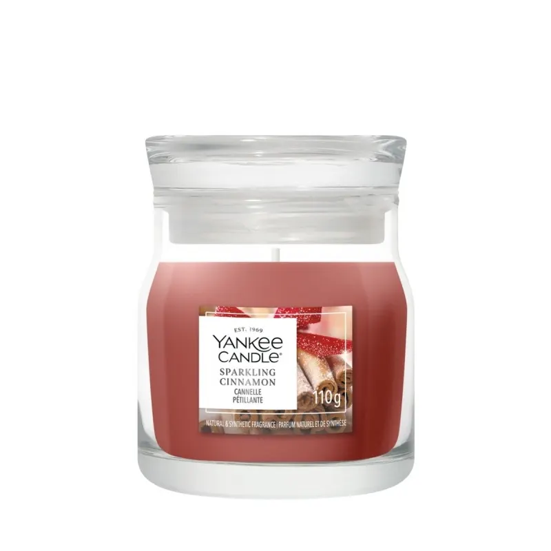 Yankee Candle Świeca w Małym Słoiku Sparkling Cinnamon