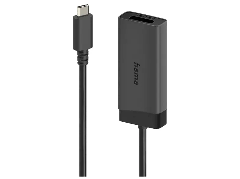 Adapter HAMA USB-C do DisplayPort HDMI 4K 60Hz Czarny