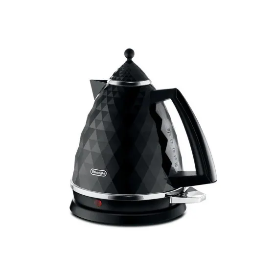 Czajnik elektryczny DeLonghi Brillante KBJ2001.BK – 1.7 l, czarny