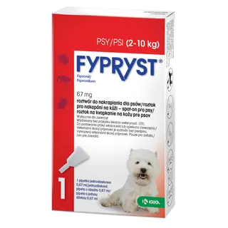 Fypryst Spot-On dla psów - 67 mg