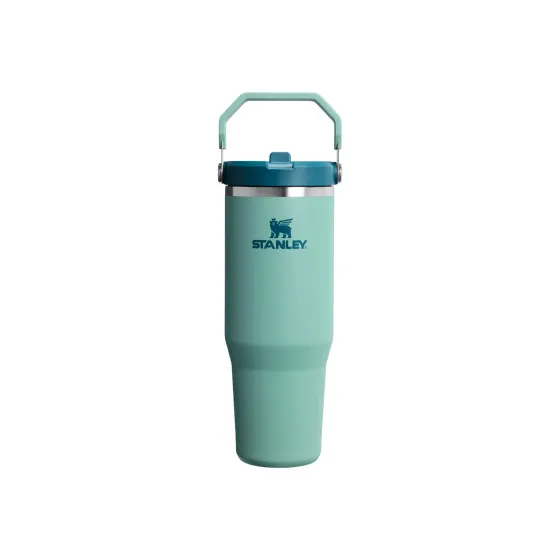 Kubek termiczny Stanley Iceflow™ Flip Straw Spring Green – 890 ml, zielony