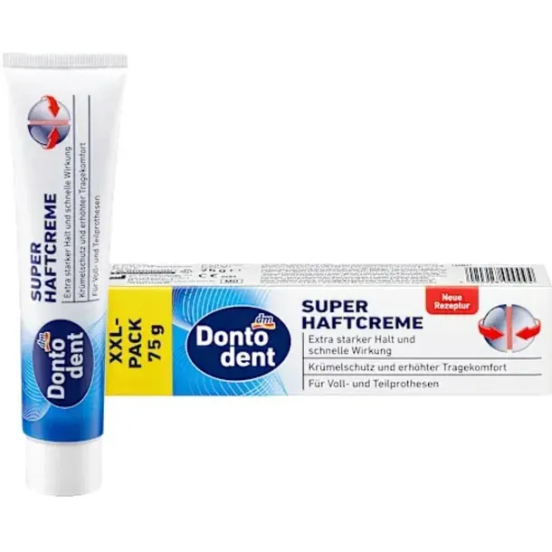 DONTODENT Klej do Protez – Ekstremalnie Mocny (75 g)