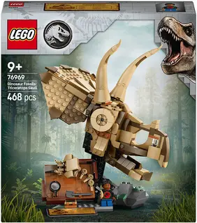 Klocki LEGO Jurassic World Szkielety dinozaurów: czaszka triceratopsa 76969