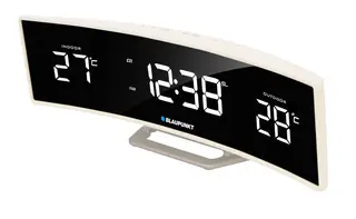 Radiobudzik z termometrem Blaupunkt CR12WH FM Biało-czarny