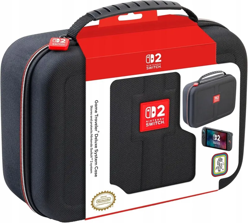 Nacon Nintendo SWITCH2 Licencjonowana walizka na konsole i akcesoria Czarna