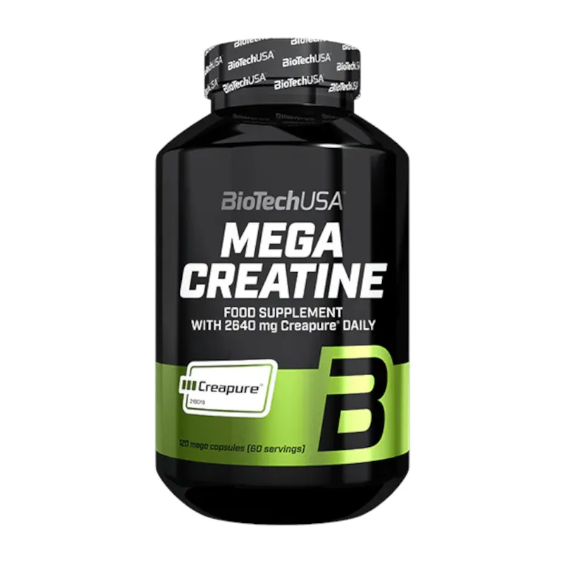 Monohydrat Kreatyny BioTechUSA Mega Creatine 120kaps