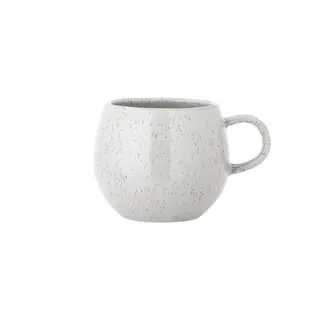 Kubek Bloomingville White Stoneware Addison, 500 ml