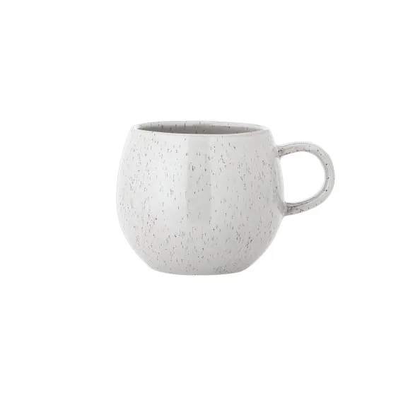 Kubek Bloomingville White Stoneware Addison, 500 ml