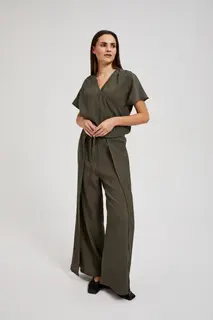 Zestaw z koszulą i spodniami khaki