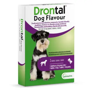 VETOQUINOL Drontal - tabletki odrobaczające dla psa - 2szt.