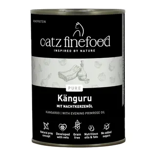 catz finefood Pure, w puszkach, 6 x 400 g / 375 g - Kangur