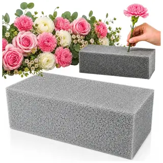 GĄBKA FLORYSTYCZNA SUCHA 23x11x8cm KOMPOZYCJI BUKIETÓW DEKORACYJNYCH 1 SZT.