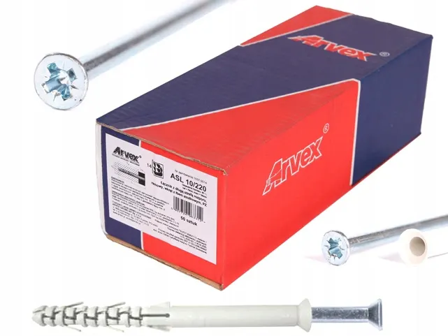 Kołek Kołki rozporowe długie ramowe ASL 10x220 dybel stożkowy na PZ - 50szt