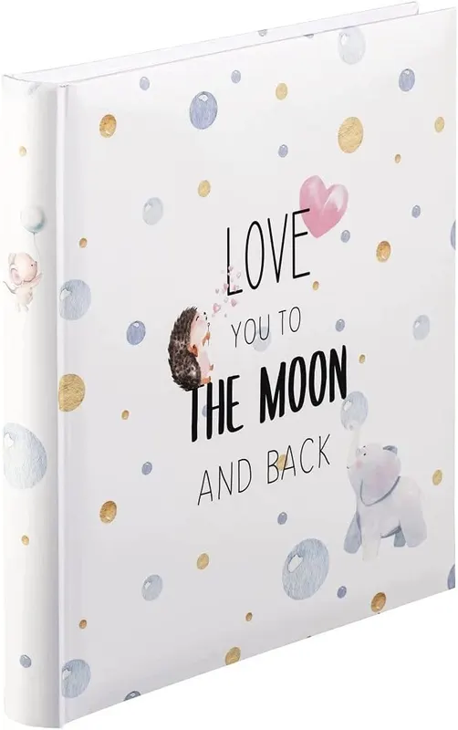 Album fotograficzny dla niemowląt To The Moon 29 x 32 cm 60 stron