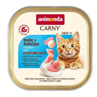 ANIMONDA Carny Adult Kurczak i dorsz - mokra karma dla kota - 85g