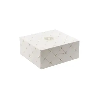 10x Pudełko na ciasto, torciki 20.7x19.2x9 cm zamykane TEKTURA LITA biały