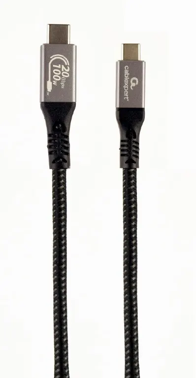 Gembird Kabel Premium USB-C 3.2 gen 2 20 Gbps 100W 1.5m PD