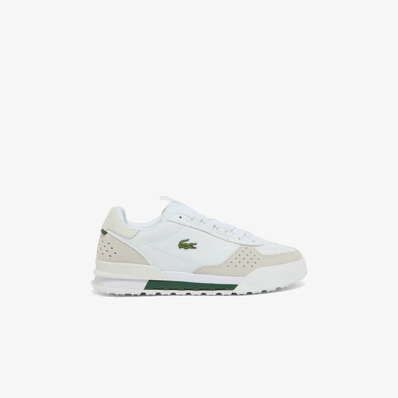 Lacoste Męskie Skórzane Sneakersy Slam Break Białe Biały