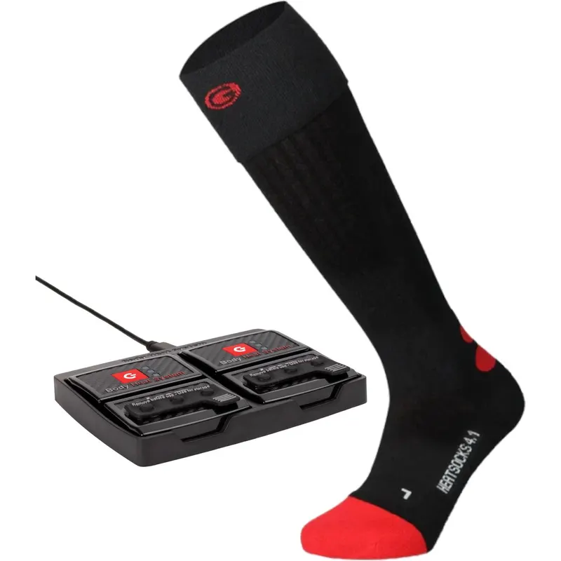 Zestaw Lenz Heat Sock 4.1/Lithium Pack rcB 1400, unisex, czarny