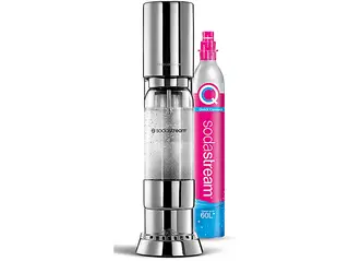 Urządzenie do przygotowywania wody gazowanej SODASTREAM ENSO Zestaw startowy Srebrny