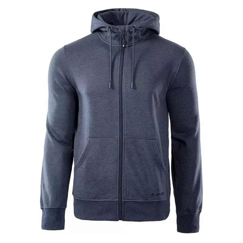 Bluza męska z kapturem Hi-Tec Silian II - szara, Rozmiar M