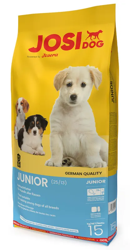 JOSERA JosiDog Junior z Kurczakiem  - sucha karma dla szczeniąt - 15 kg
