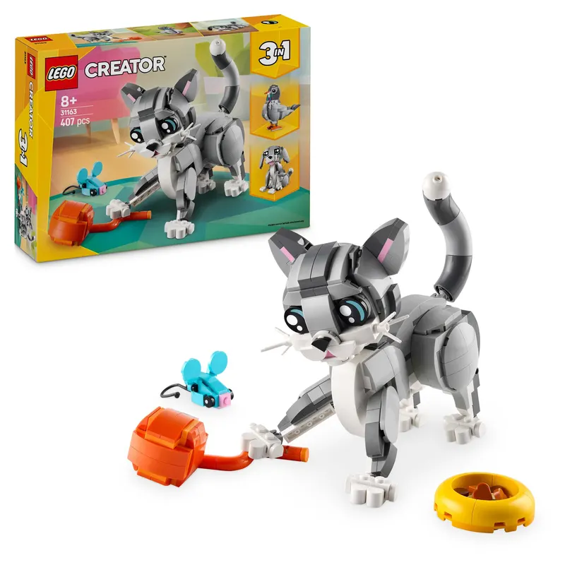 31163 Lego Creator Psotny Kot 3W1