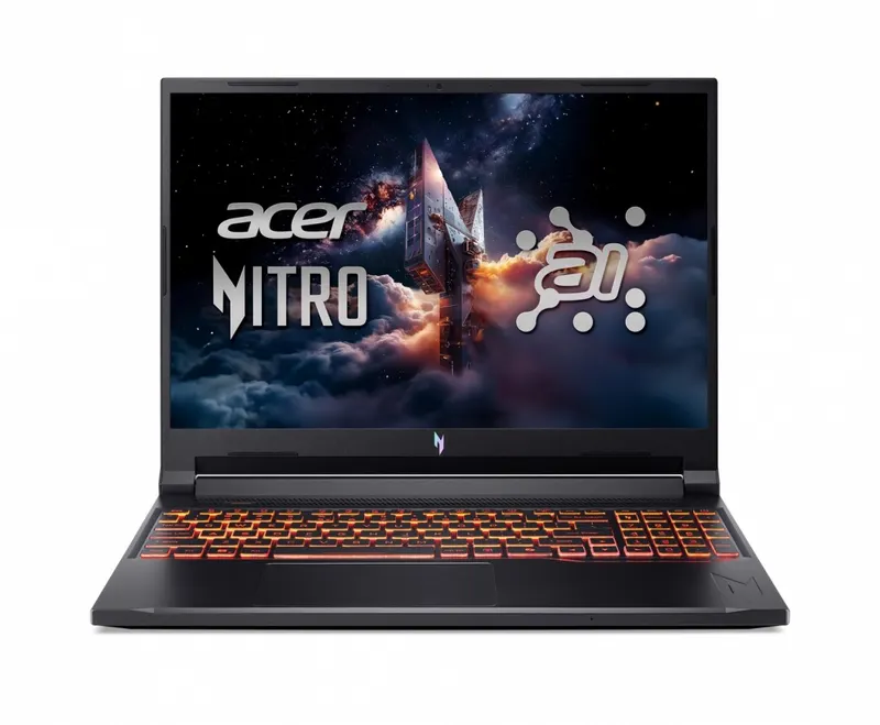 Acer Laptop Nitro V 16 AI ANV16-42-R0V7 Windows 11 Home/Ryzen 7 260/16GB/1TB/RTX5070/16 cali