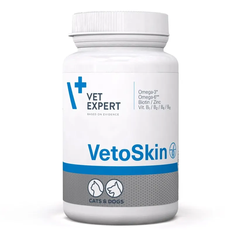 VETEXPERT VetoSkin - suplementy dla psa i kota - 90 tabletek