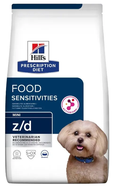HILL'S Prescription Diet Food Sensitivites Mini z/d Canine - sucha karma dla psa - 1 kg