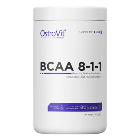 Aminokwasy BCAA Ostrovit True Tast BCAA 8-1-1 400g