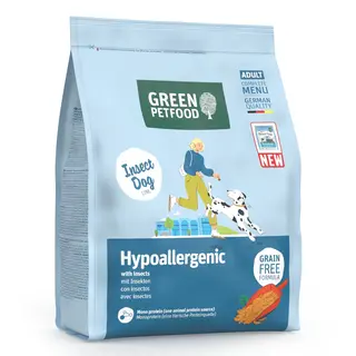 Green Petfood Hypoallergenic, z owadami - 900 g