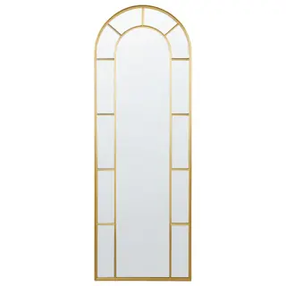 Lustro ścienne crosses 60 cm 170 cm metal złoty
