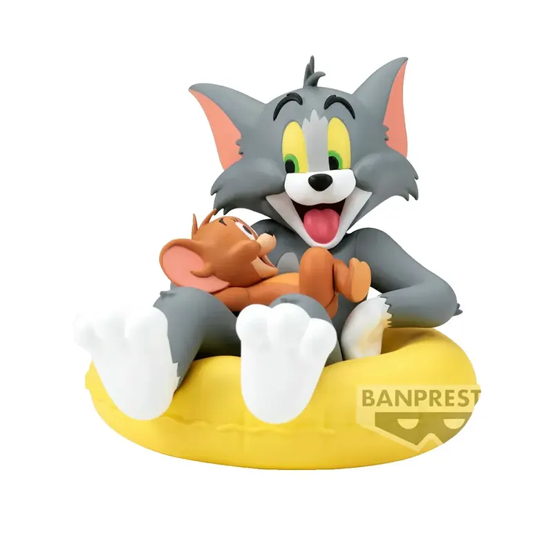 Figurka kolekcjonerska Banpresto Tom & Jerry Enjoy Float 10 cm Żółty PVC