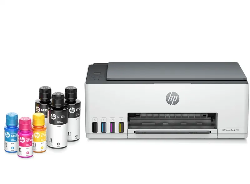 Urządzenie wielofunkcyjne HP Smart Tank 580 Druk w kolorze, Wi-Fi