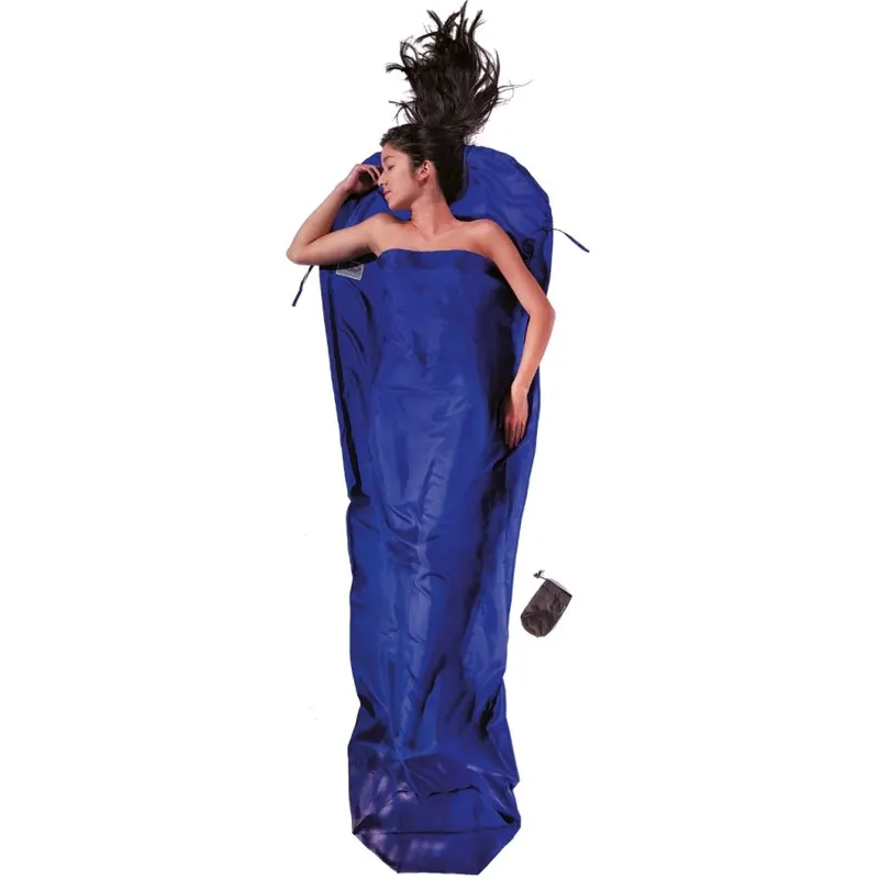 Cocoon MummyLiner, 100% jedwab, ultramarynowy niebieski