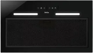 Okap wkład Amica OMP6554BG 508m3/h Timer 55cm Czarne szkło