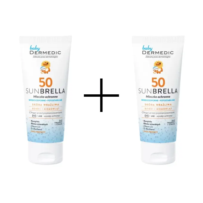 Dermedic Sunbrella Mleczko Ochronne dla Dzieci SPF50+ 100g 1+1