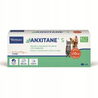VIRBAC Anxitane S - suplement diety dla psa i kota - 30 kapsułek