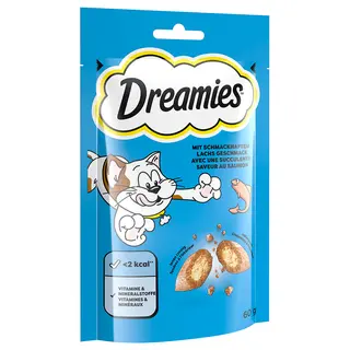 Dreamies przysmaki dla kota - Łosoś, 60 g